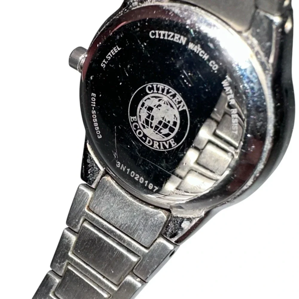 Citizen Eco-Drive EW1410-50E Paradigm Black Dial‎ Stainless Steel Date Watch